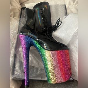 Brand New Rainbow Pleaser Dance shoes